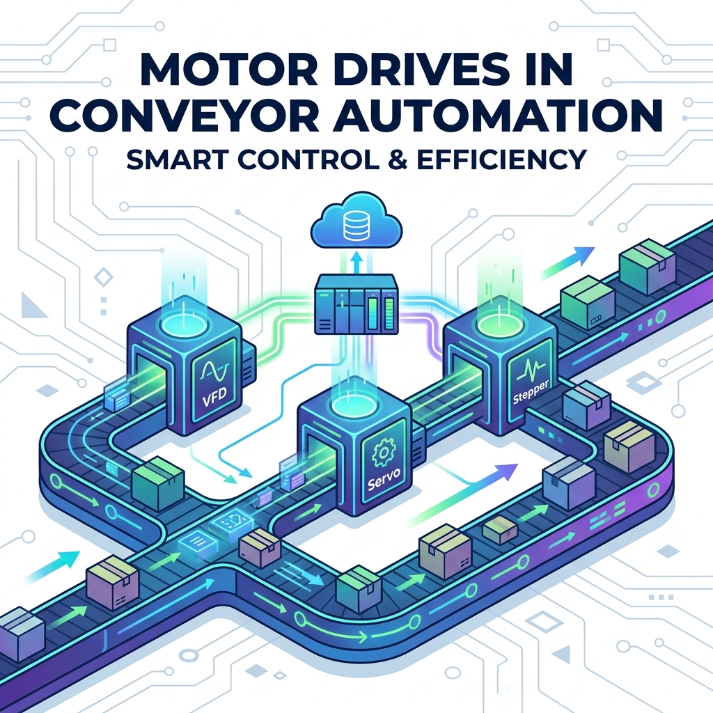 ¿Qué son los motores y por qué son importantes en la automatización de transportadores?